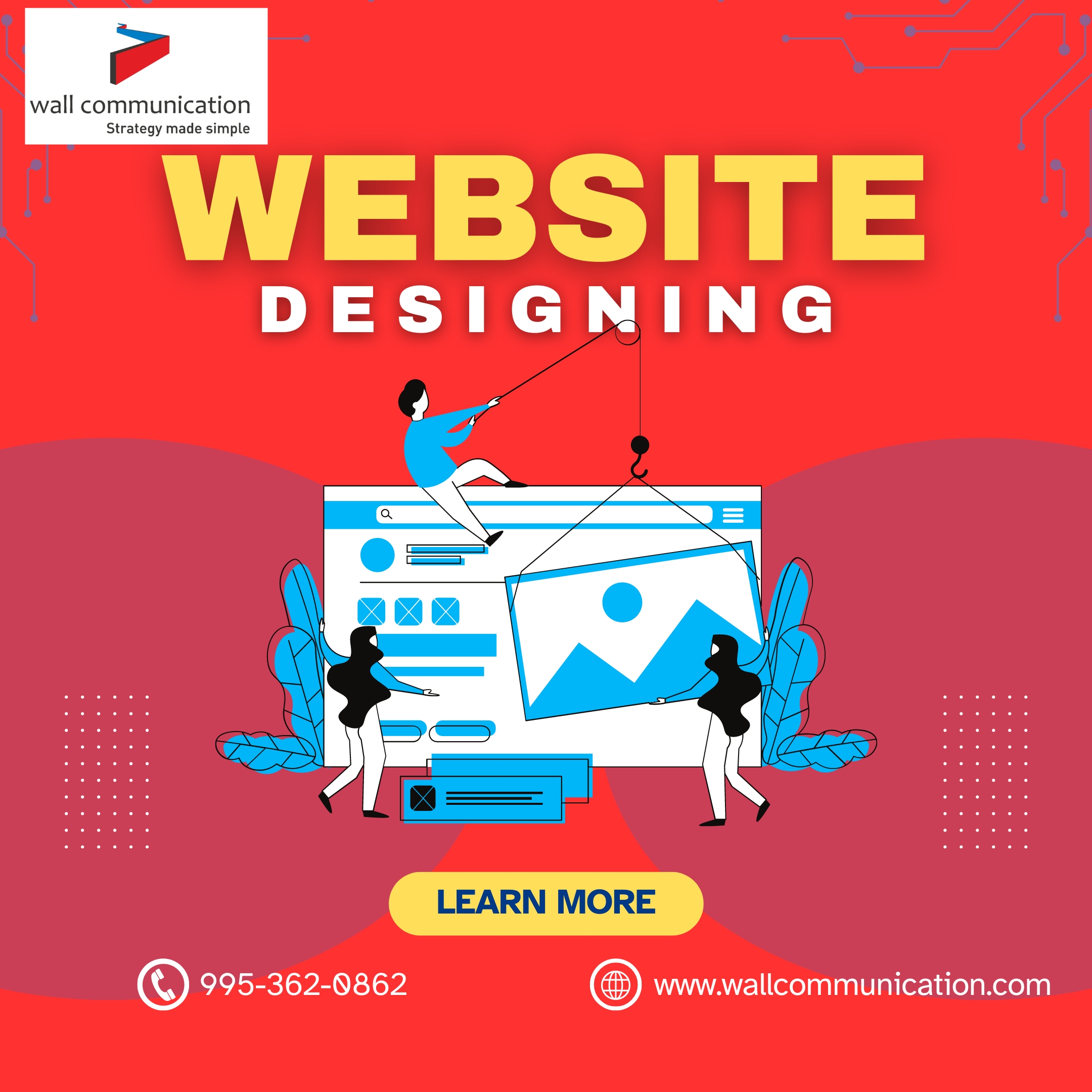 Top Ranked Website Designing Company In Delhi | Wall Communication